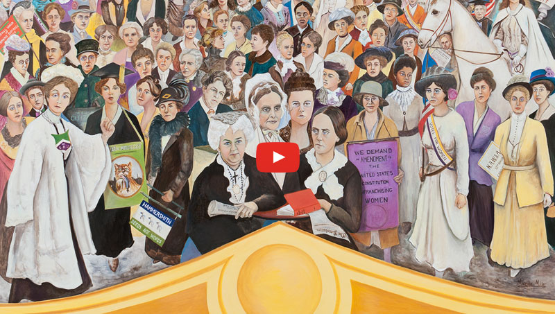 Women Leading the Way is Based on a Painting