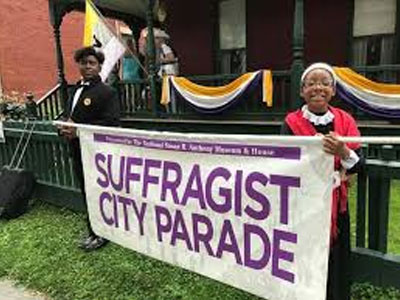 The 2018 Suffragist City Parade